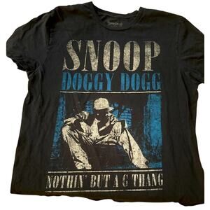 SNOOP DOGG Nothin’ But A G-Thang Album Cover Slim Fit T-shirt, Size Large